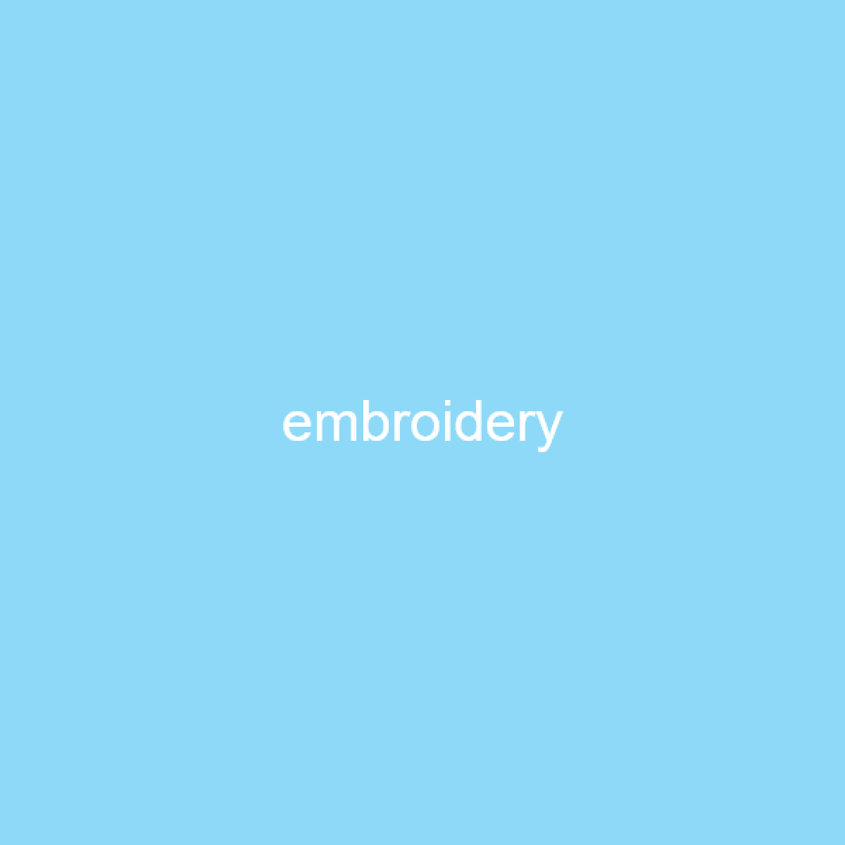 embroidery
